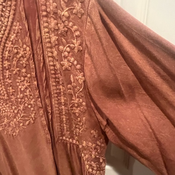 Solitaire brand, long sleeve, bohemian style blouse - Picture 5 of 7